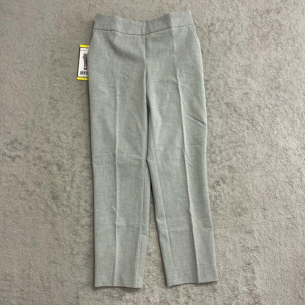 NEW Hilary Radley Women's S Heather Gray Pull-On Ankle Pants G1630 - Picture 5 of 11